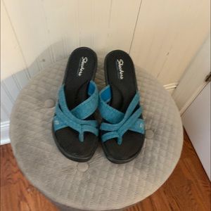 Sketchers Wedge Heel Slides